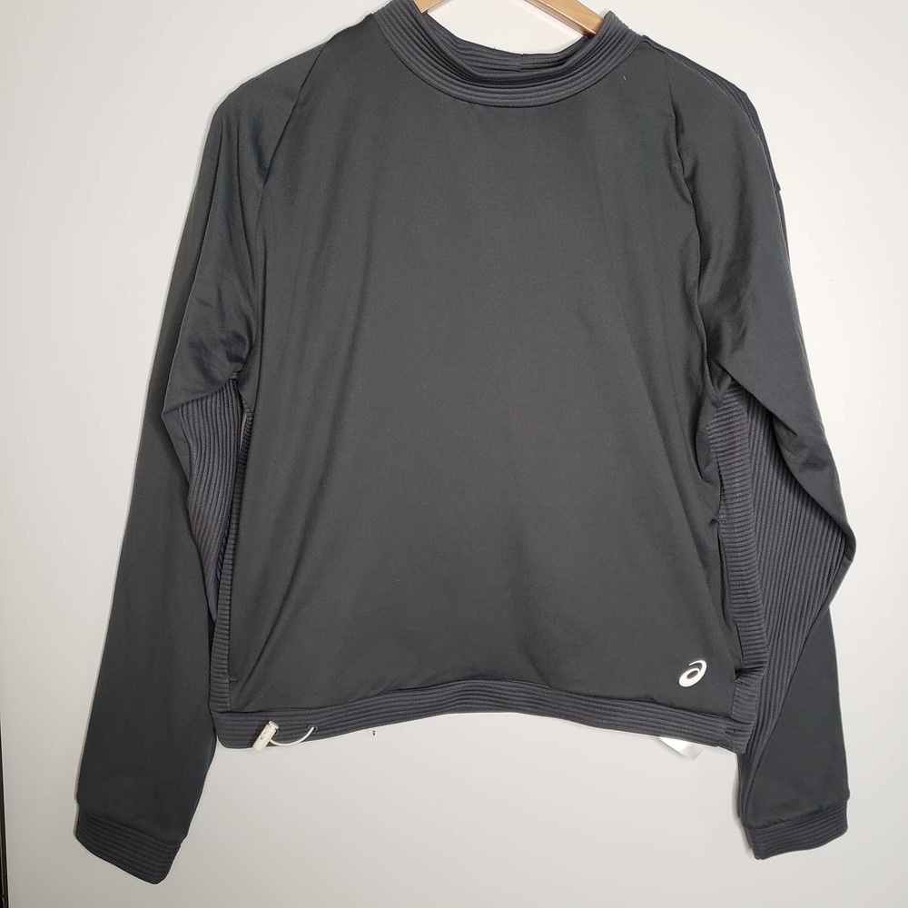 ASICS Gray Long Sleeves Pullover Sweater